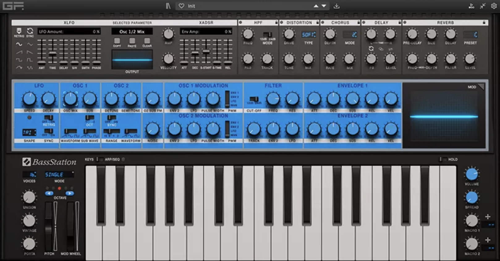 GForce Novation Bass Station